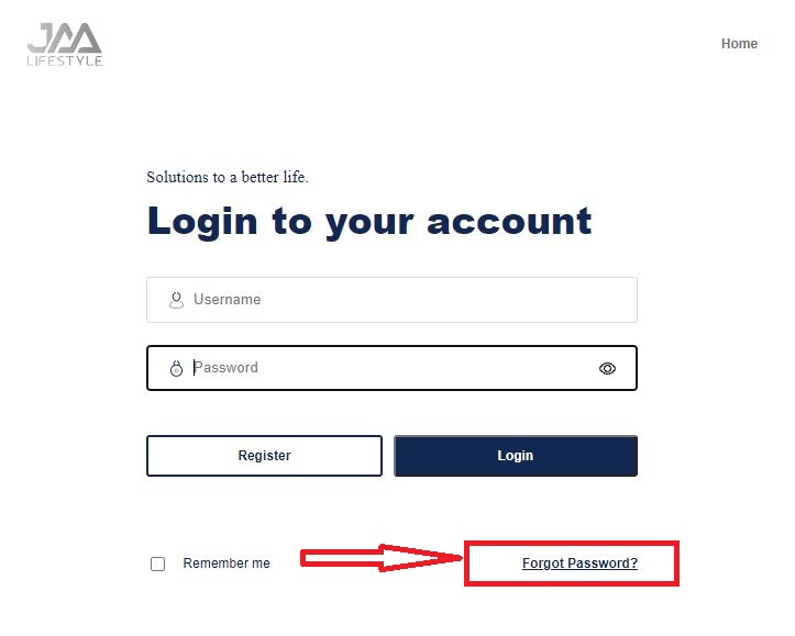 jaa lifestyle forgot password 1 JAA Lifestyle Login & Registration – Easy Steps To Login At JAALifestyle.com