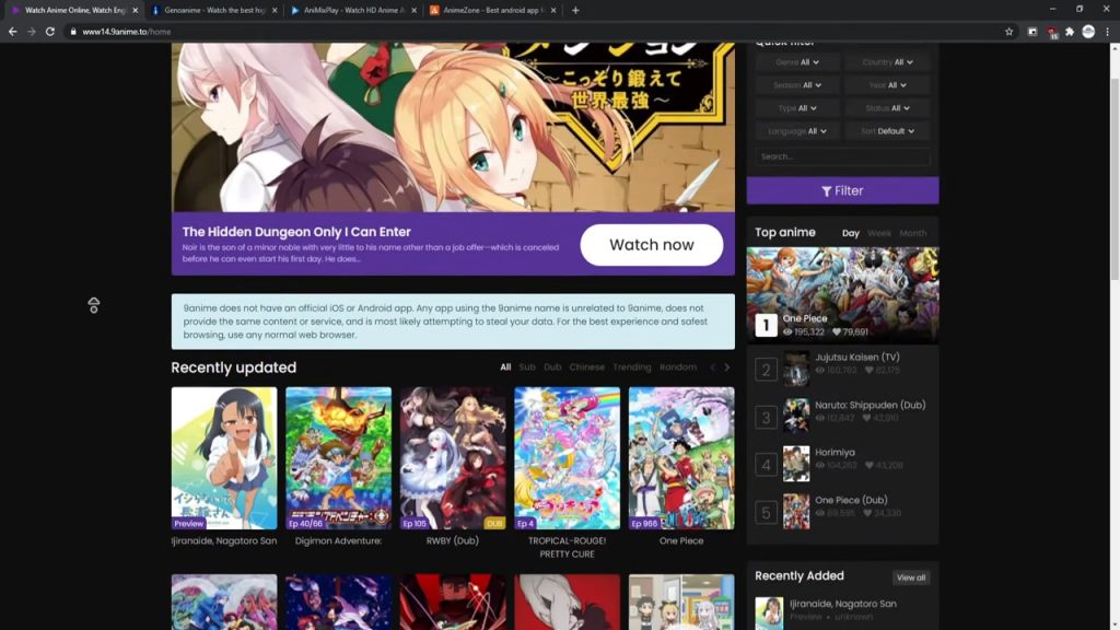 Screenshotter YouTube STOPUSING9AnimeUseTheseWebsitesInstead 119 1 Animeplyx: Watch Free Online Anime Movies and Anime Web show and Movies