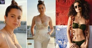 Read more about the article Kangana Ranaut opened her jacket and looked stylish bralette, crossing all limits