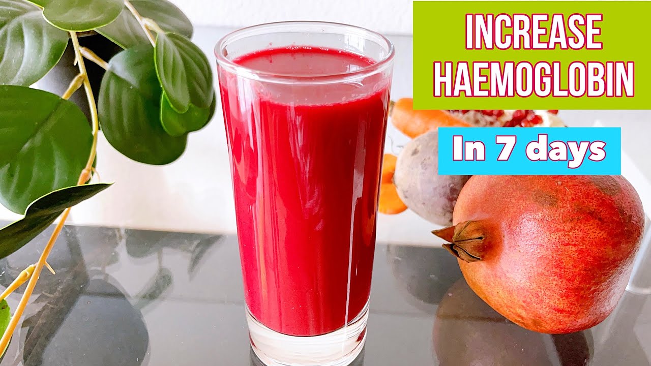 Read more about the article How to increase hemoglobin in blood naturally, Drink to increase Hemoglobin Level in 7 Days / Get Rid of Anemia – Iron Deficiency
