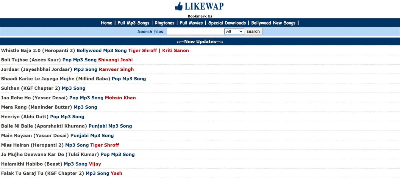 You are currently viewing Likewap 2022: Download Free Mp3 Song HD Movies Download Site. likewap.com