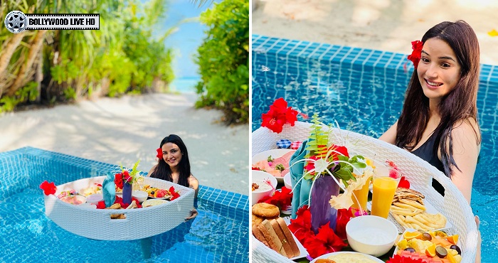 You are currently viewing Jasmine Bhasin went to Maldives vacation soon after the announcement of marriage with Ali Goni, the actress looked very beautiful in a black bikini