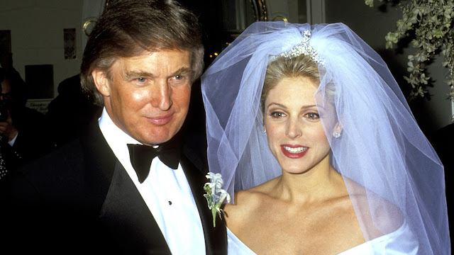 You are currently viewing Donald Trump’s second wife, Marla Maples, traveled in a wedding dress in case she proposed.