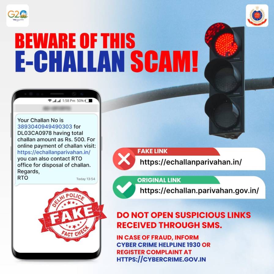 E-Challan Deception: How to Outsmart Scammers and Save Your Money