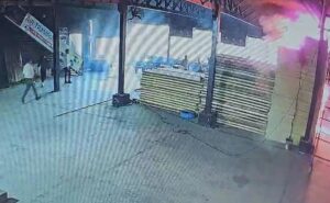 CCTV footage massive fire in the game zone located in Rajkot city of Gujarat.